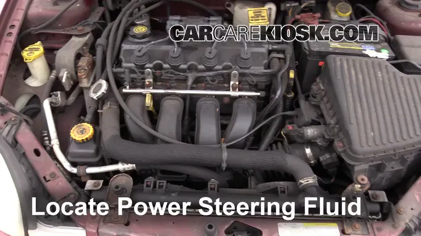 2002 Dodge Neon SE 2.0L 4 Cyl. Power Steering Fluid Add Fluid